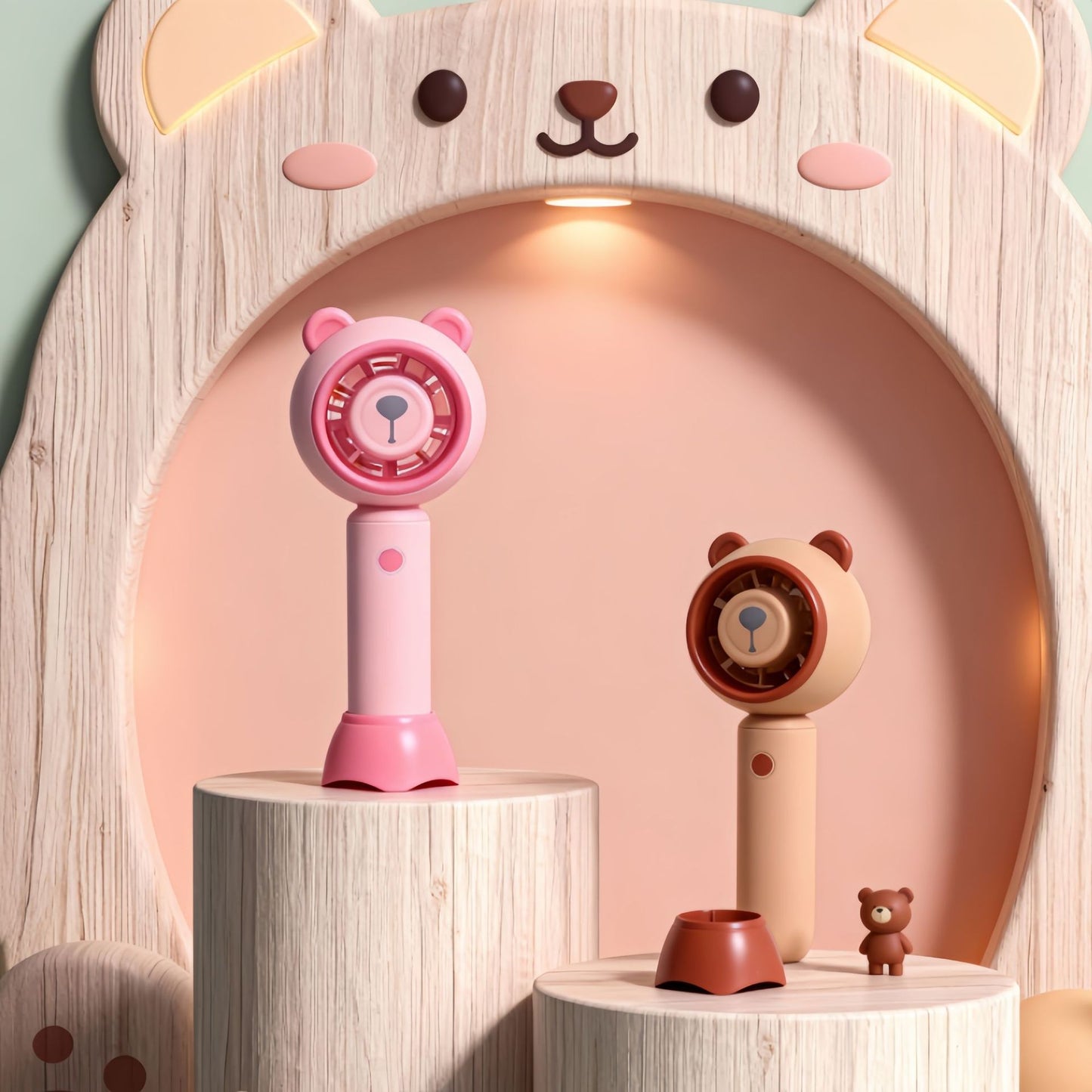 Unisex tragbarer Handventilator mit tierischem Design Brehn