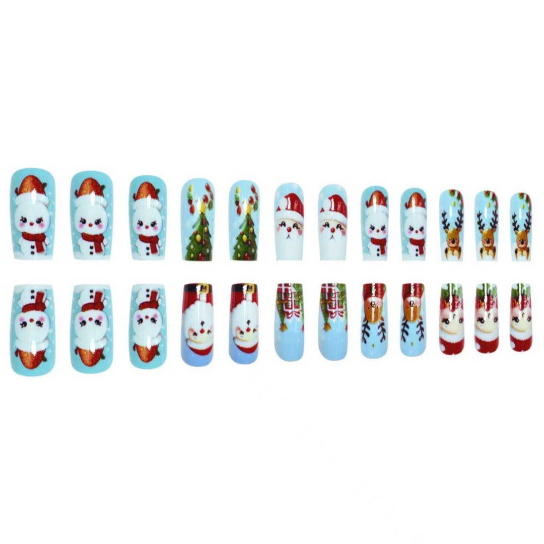 Festliches Feiertags-Charakter-Nagelkunstset Brehn