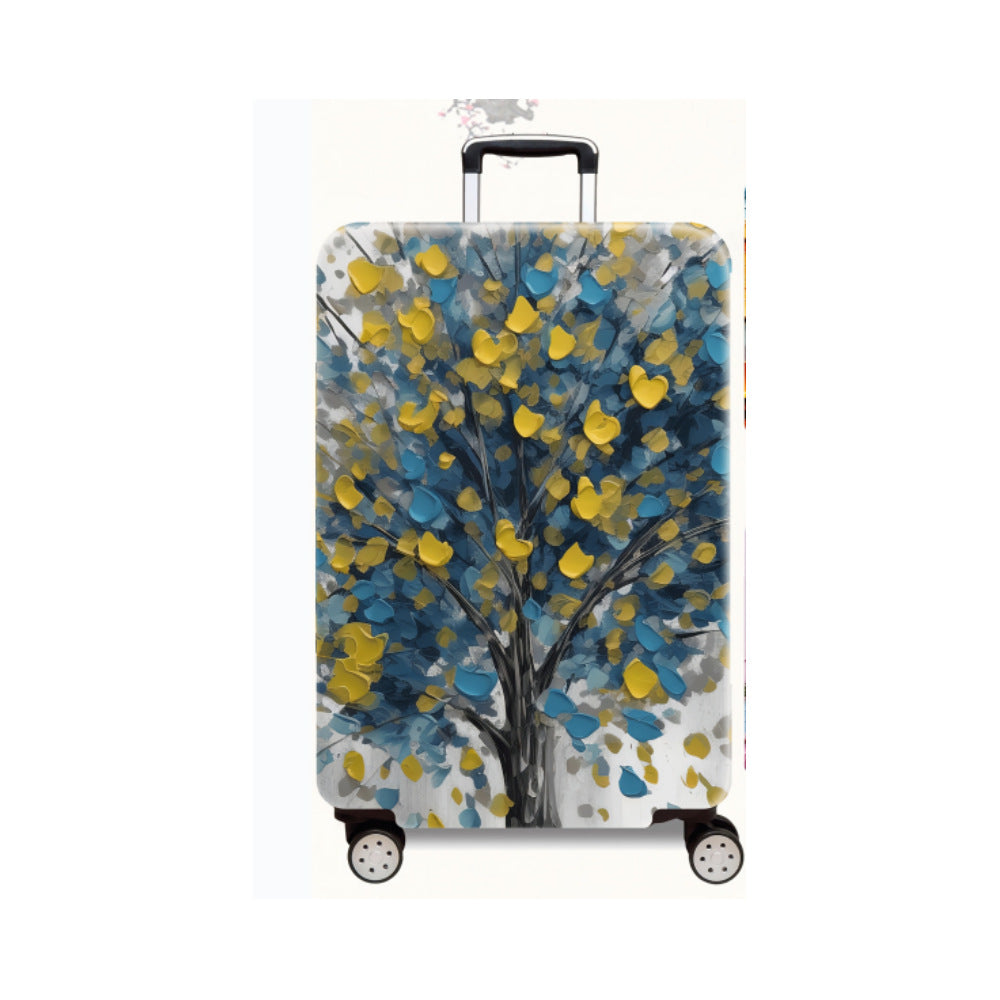 Damen Hartschalenreisekoffer mit modernem expressionistischem Kunstdesign Brehn