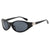 Damen stilvolle Sonnenbrille im eleganten Ovaldesign mit schützendem UV-Filter Brehn