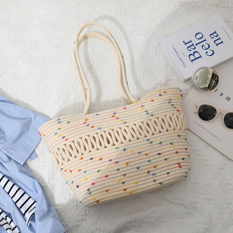 Damen Henkeltasche mit farbenfrohen Akzenten Brehn