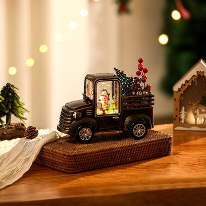 Dekoratives Lkw Modell mit Weihnachtsbeleuchtung Brehn
