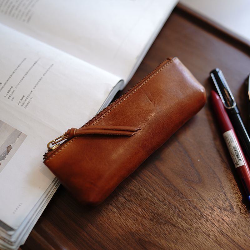 Premium Leder Bleistift etui Brehn