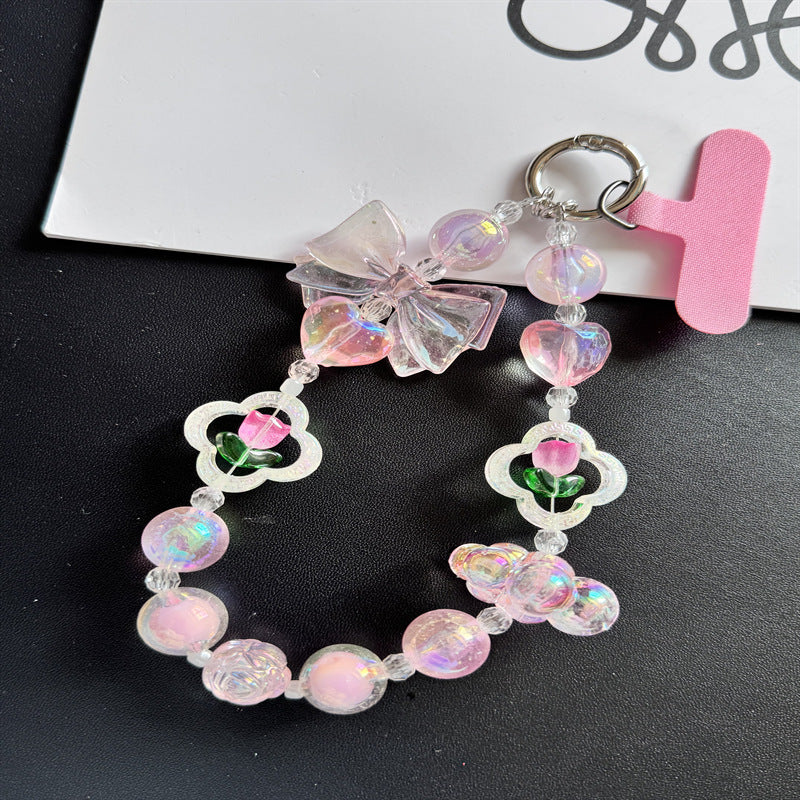 Charmante Perlen Handy Charm Halter Brehn