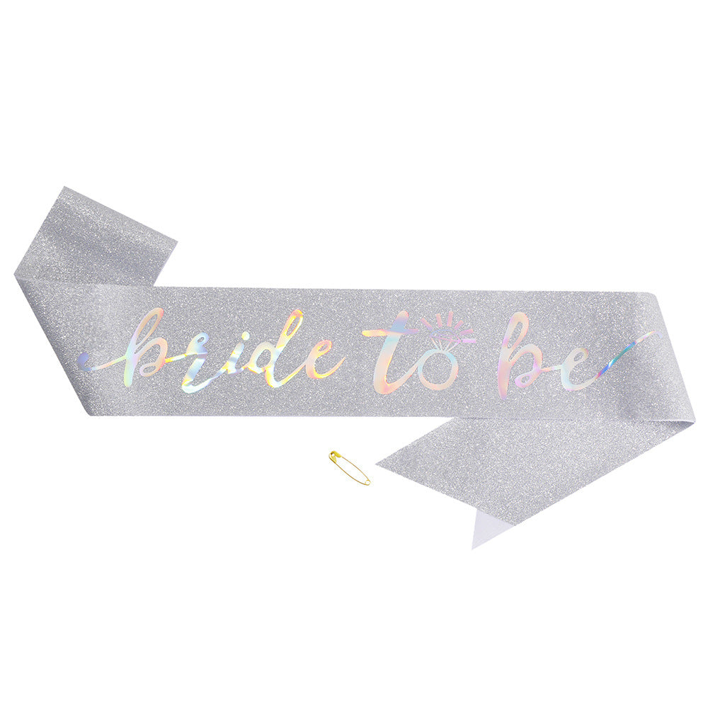 Damen Glitzernde Braut-Schärpe Brehn