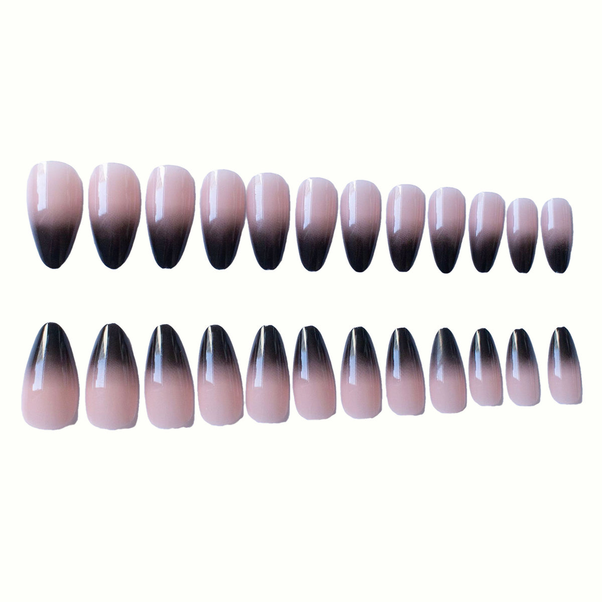 Stilvolles Ombre Stiletto Nagelkunst