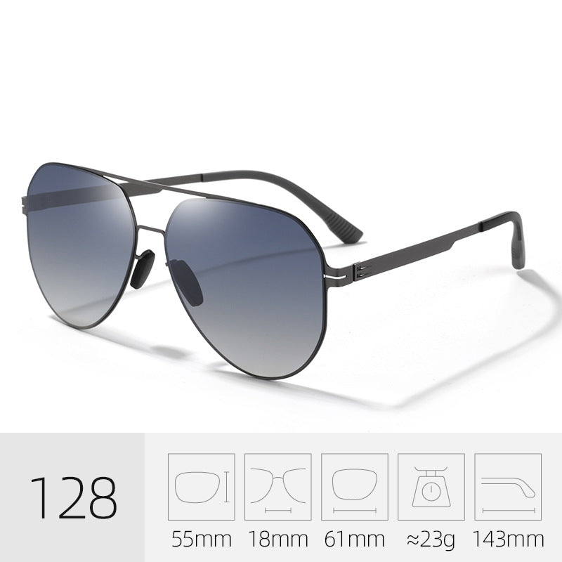 Hochleistungs-Aviator-Sonnenbrille Brehn