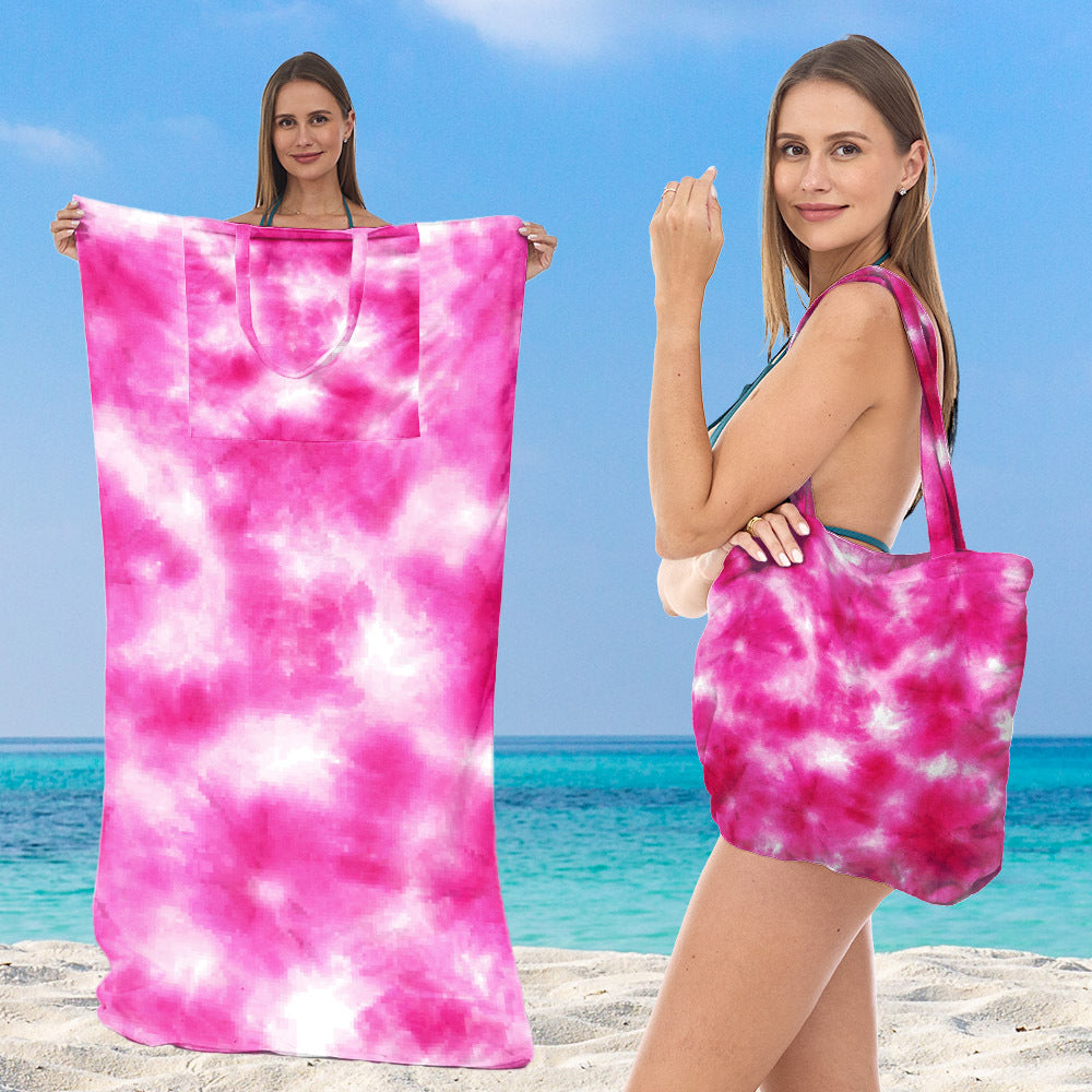 Strandtuch mit eleganten floralen Mustern Brehn