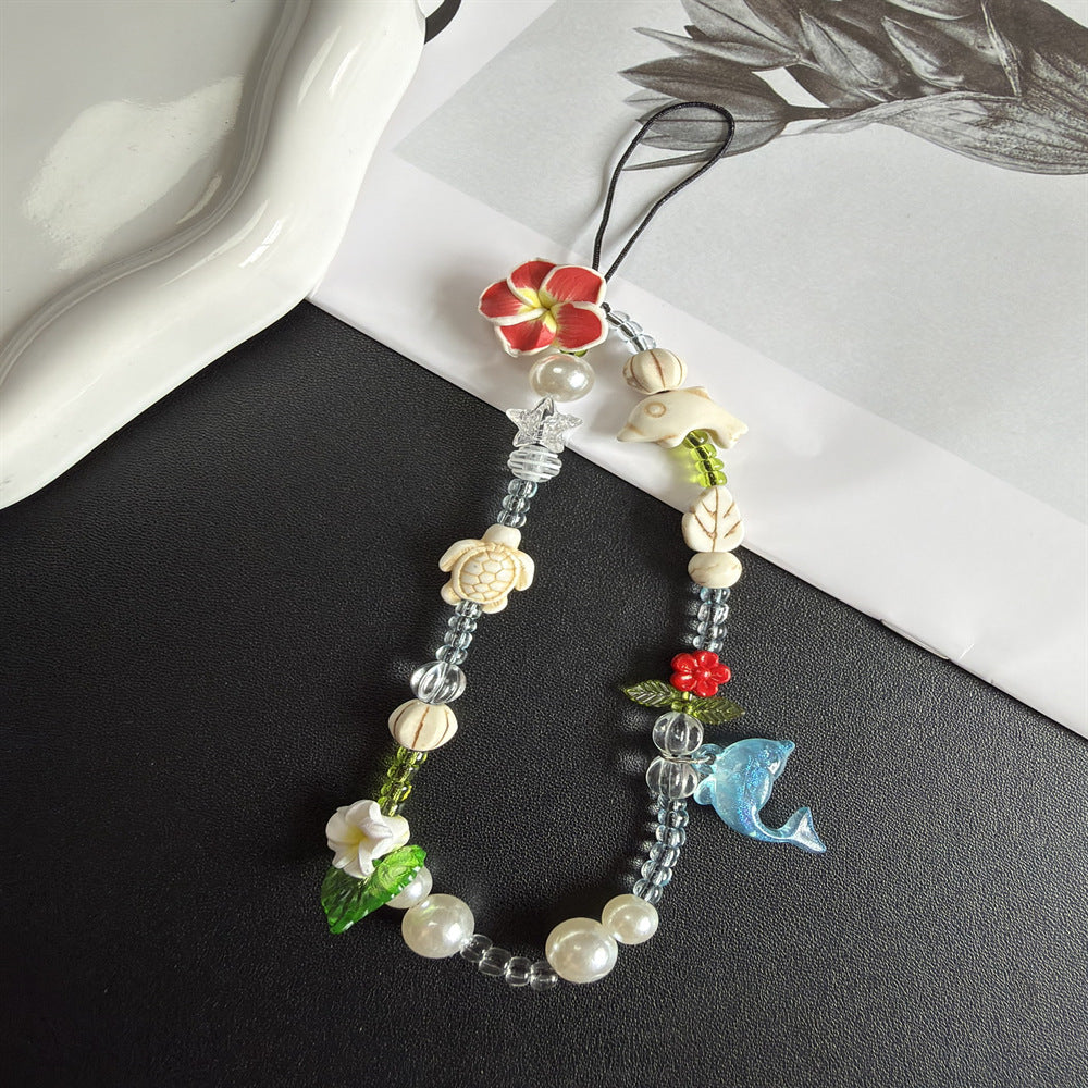 Handgemachter, von der Natur inspirierter, beaded Brillenhalter Brehn