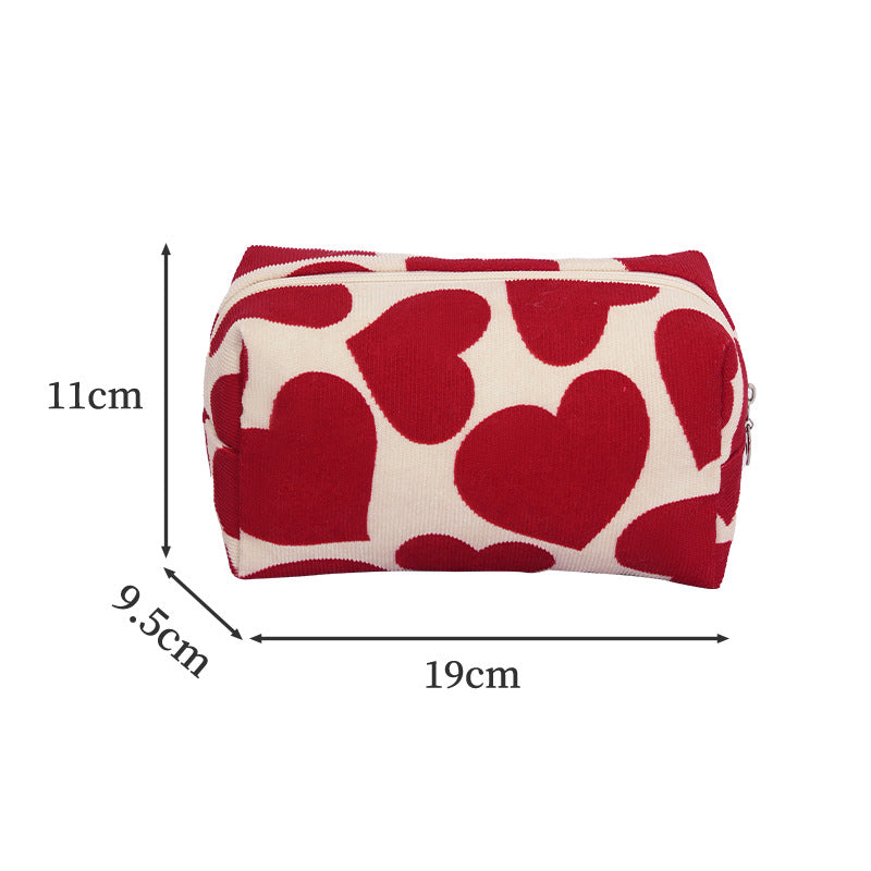 Herz Muster Make-up Tasche Brehn