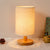 Natürliche Holz-Bodenlampe