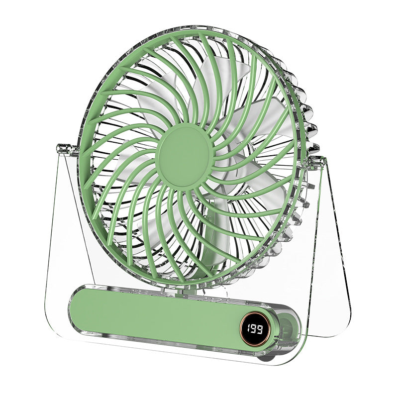 Verstellbarer wiederaufladbarer Tischventilator Brehn