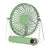 Verstellbarer wiederaufladbarer Tischventilator Brehn
