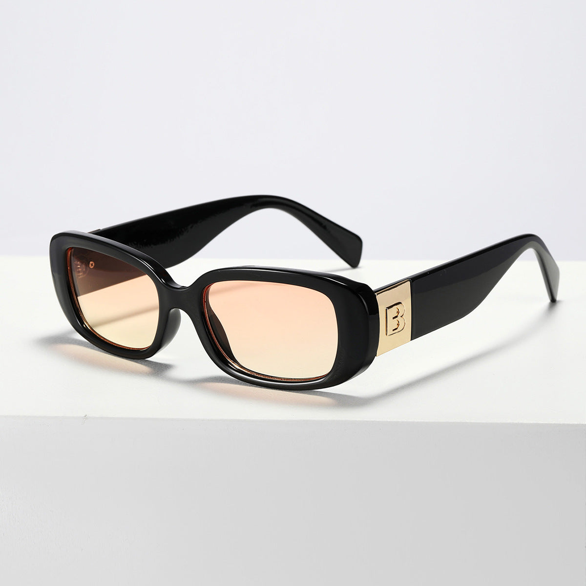 Damen trendige Sonnenbrille mit modischem Klarglasrahmen und UV-Schutz Brehn