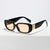 Damen trendige Sonnenbrille mit modischem Klarglasrahmen und UV-Schutz Brehn