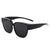 Stylische eckige Sonnenbrille Brehn