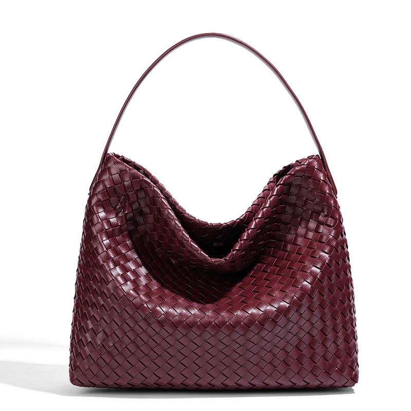 Zeitgenössische gewebte Hobo-Tasche Brehn