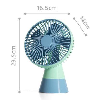 Damen Tragbarer Tischventilator mit flexibler Neigung und leistungsstarkem Akku Brehn