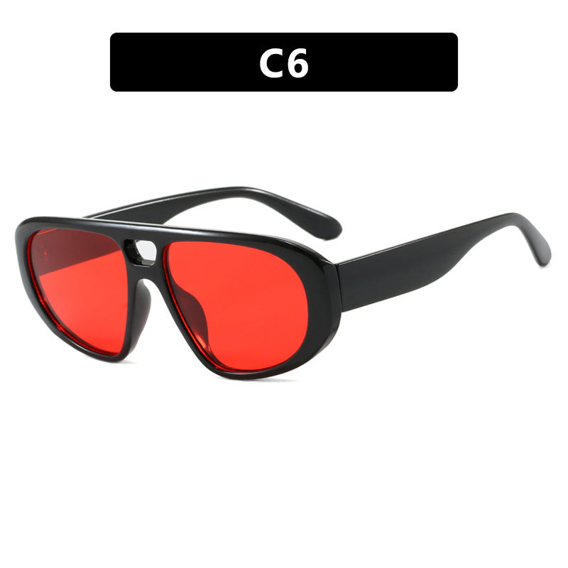 Damen sportliche Sonnenbrille mit breitem strapazierfähigem Rahmen und polarisierten Gläsern Brehn