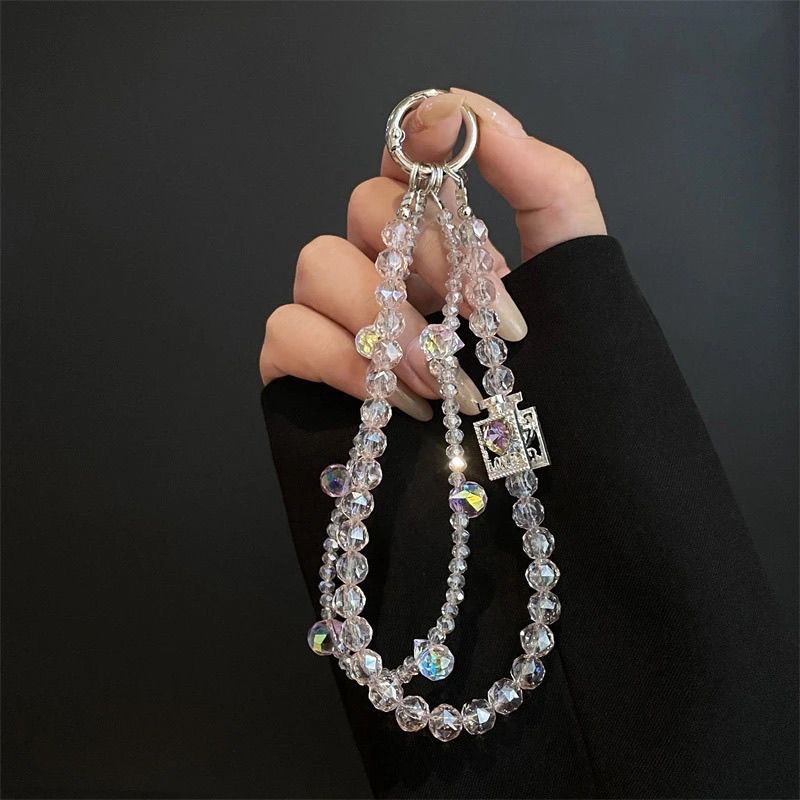 Eleganter Perlen Charm Schlüsselhalter Brehn