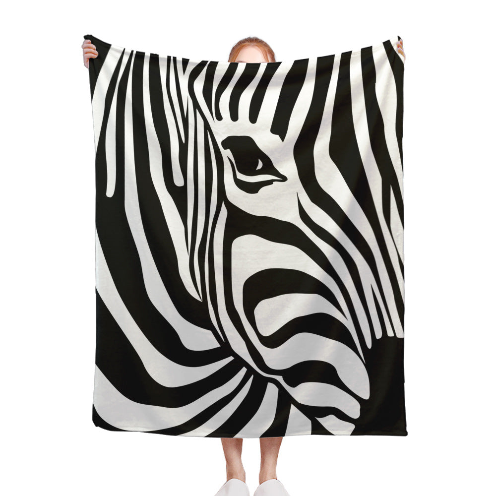 Stilvolles Zebra-Print-Decke Brehn