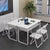Moderner Konferenztisch mit integriertem Stauraum Brehn