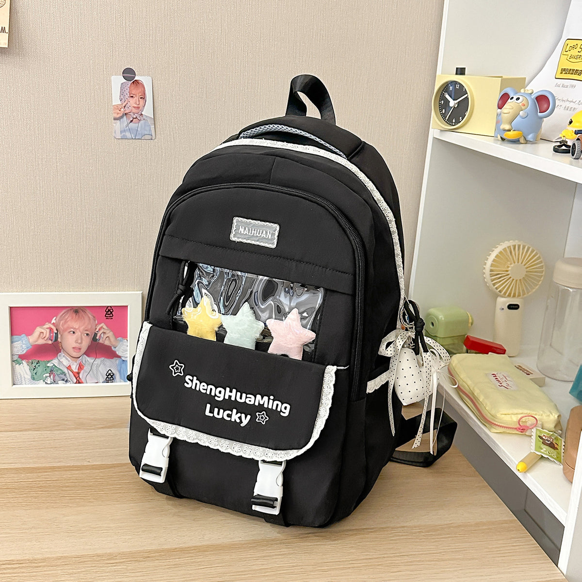 Transparenter Fenster-Rucksack Brehn