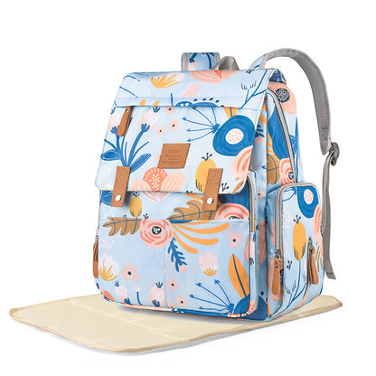 Vielseitiger Rucksack mit Blumenmuster Brehn