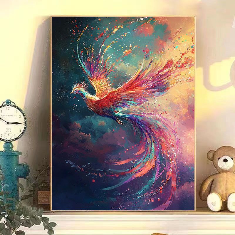 Abstract Phoenix Wandkunst Druck Brehn