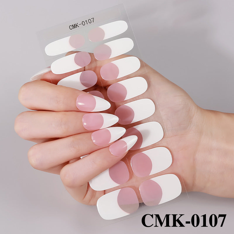 Elegante Ombre-Nagelsticker