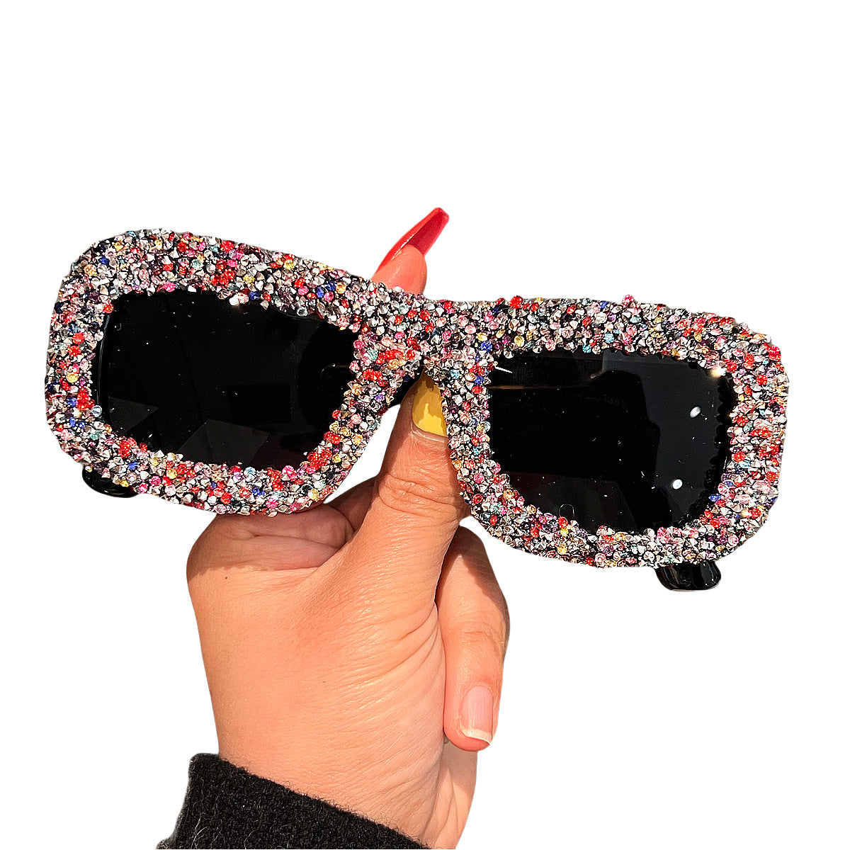 Damen extravagant verzierte Glamour-Sonnenbrille Brehn