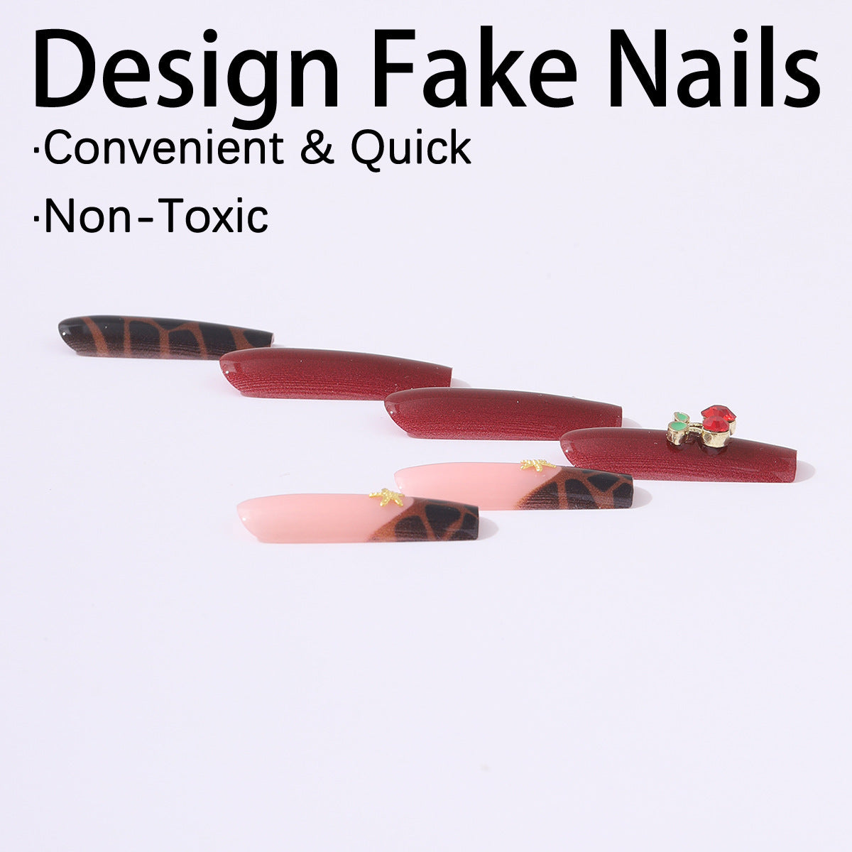Kreatives Kunstnagelset mit Leoparden- und Weihnachtsmotiven Brehn