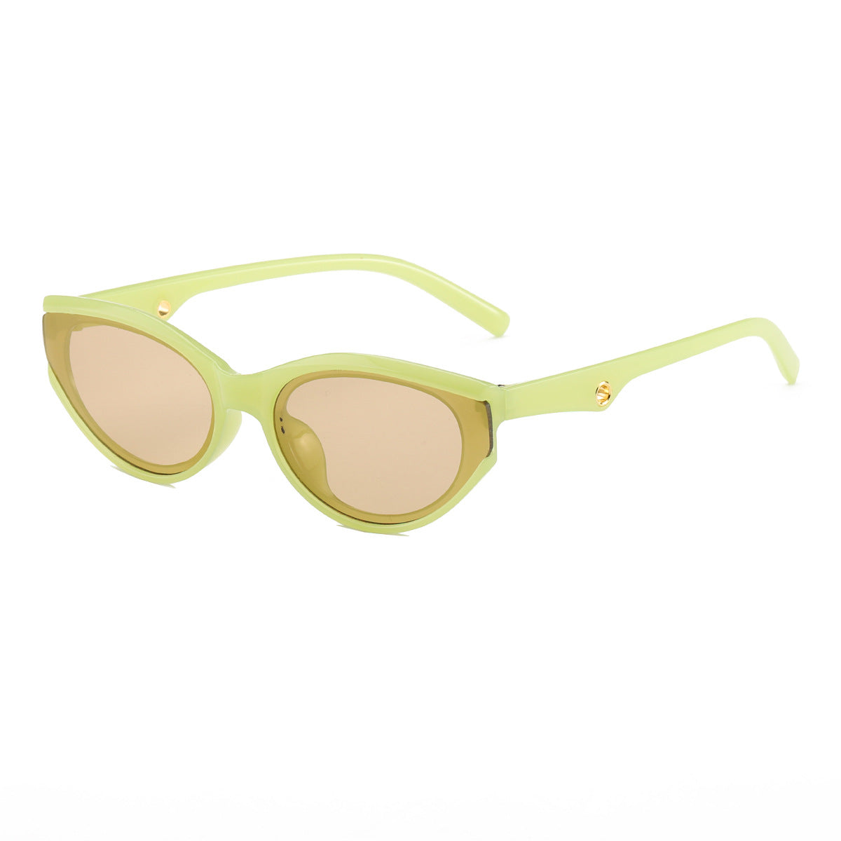 Damen Cat-Eye Sonnenbrille mit transparentem, modernem Design Brehn