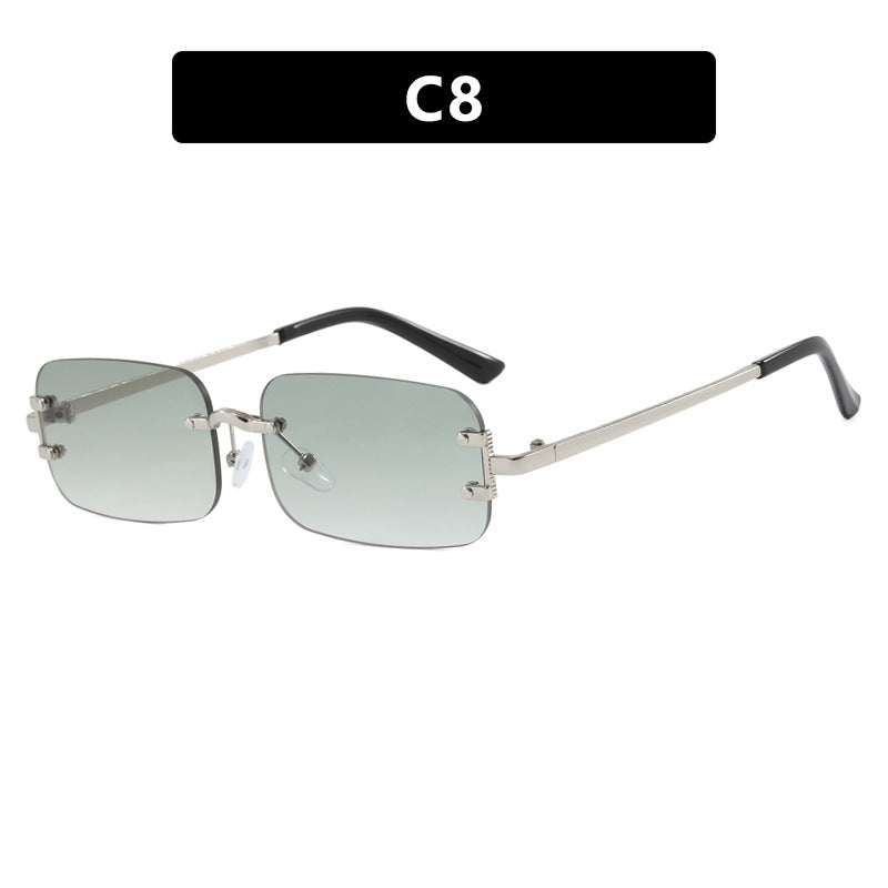 Damen quadratische Sonnenbrille mit hochwertigem Metallrahmen Brehn