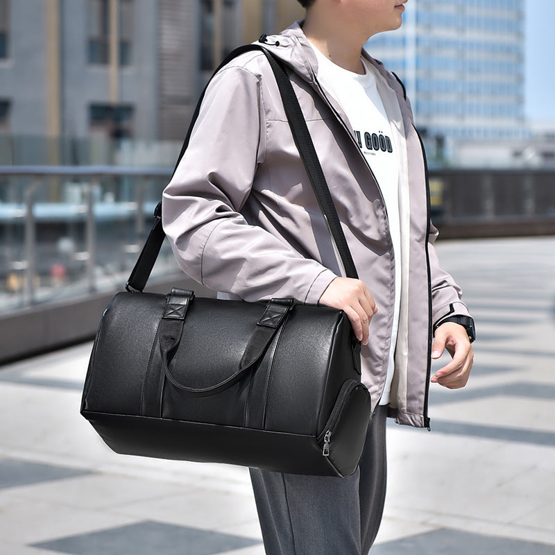 Hochwertige Leder Reisetasche Brehn