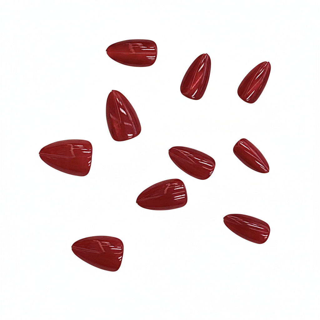 Glänzende Stiletto Druck-Nageltips Brehn