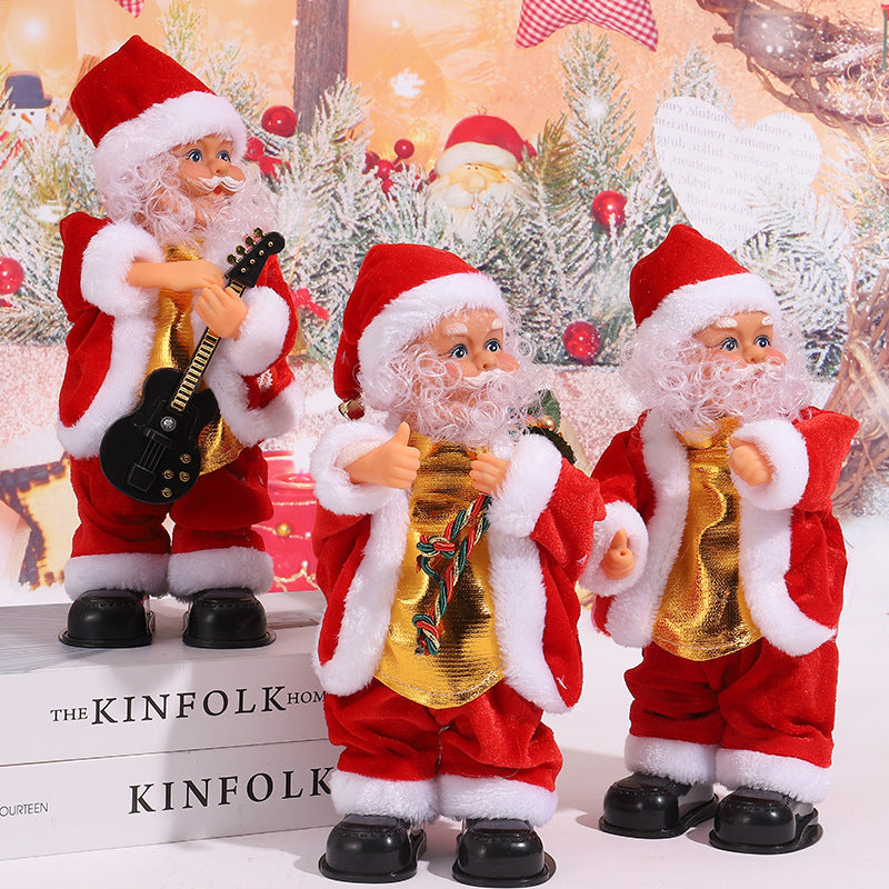 Nostalgische Weihnachtsmann Figur Brehn