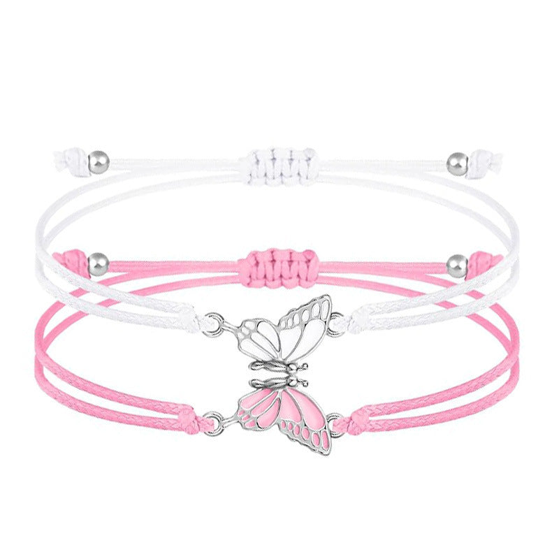 Butterfly Charm Halskette und Armband Set Brehn