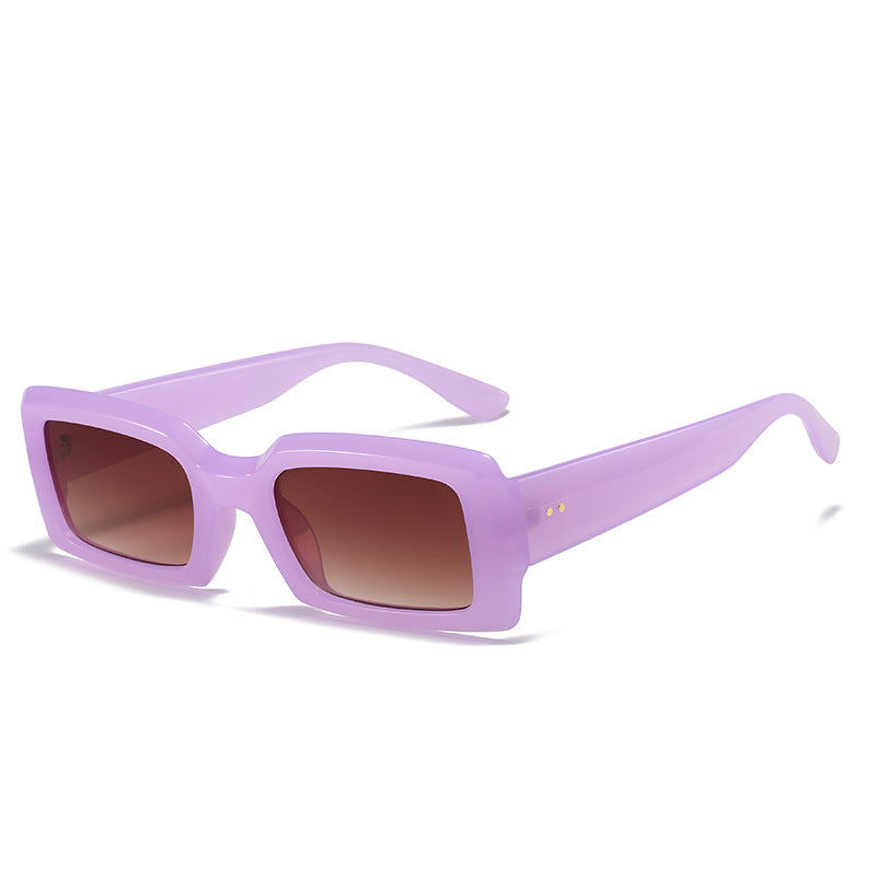 Übergroße geometrische Sonnenbrille mit verlaufenden Gläsern Brehn