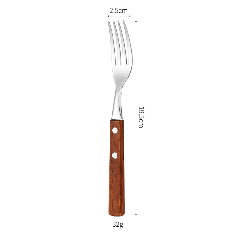 Dessertlöffel mit Ergonomischem Holzgriff Brehn