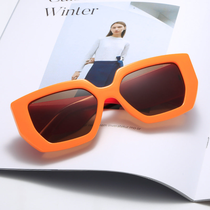 Damen Extravagante Geometrische Sonnenbrille Brehn