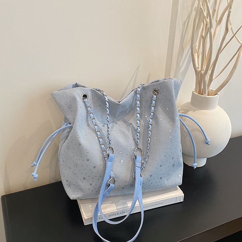 WoStylish Zugband Schultertasche Brehn