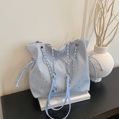 WoStylish Zugband Schultertasche Brehn