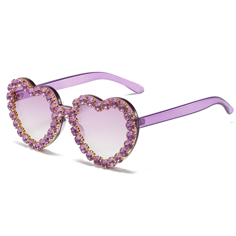 Herzförmige Glamour Sonnenbrille Brehn