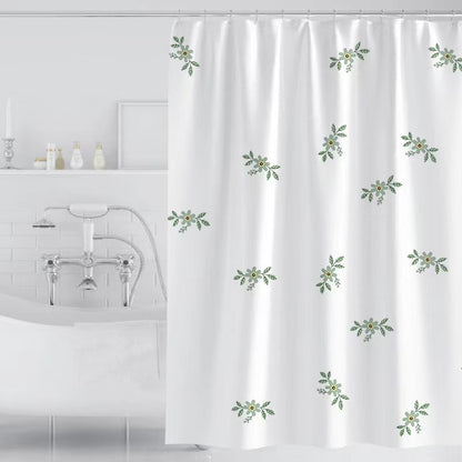 Damen Vintage Blumenmuster Duschvorhang Brehn