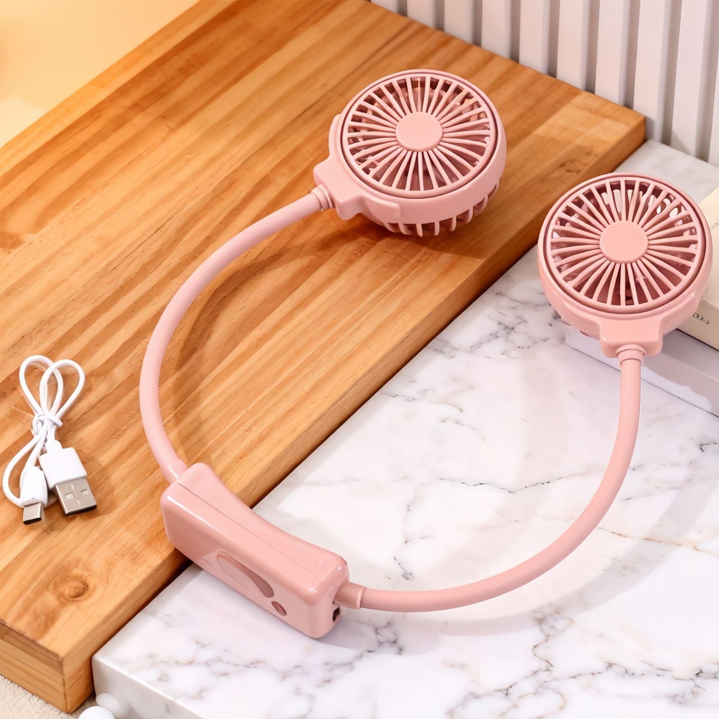 Frauen Tragbarer Hals Ventilator mit Flexiblem Design Brehn