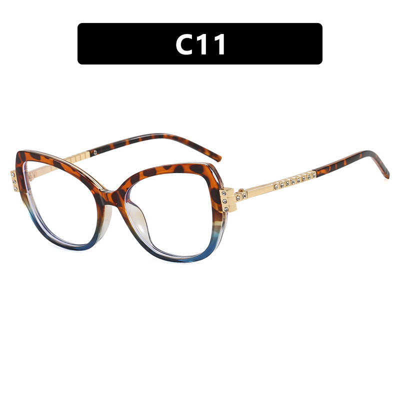 Damen oversized Sonnenbrille mit schützendem UV-Filter und eleganten Akzenten Brehn