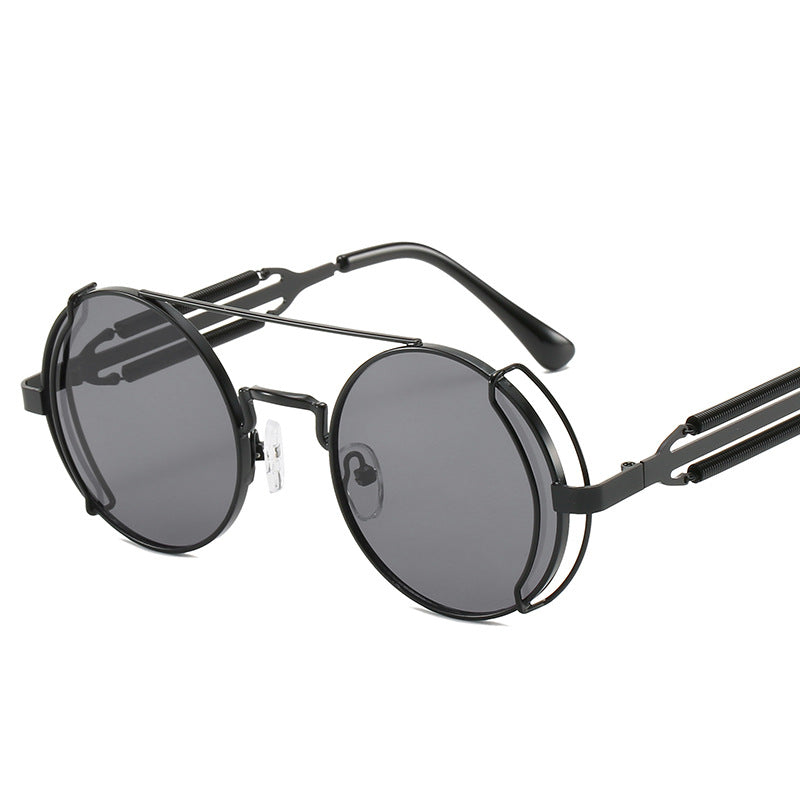 Damen modische Vintage-Sonnenbrille mit innovativem Drahtdesign Brehn