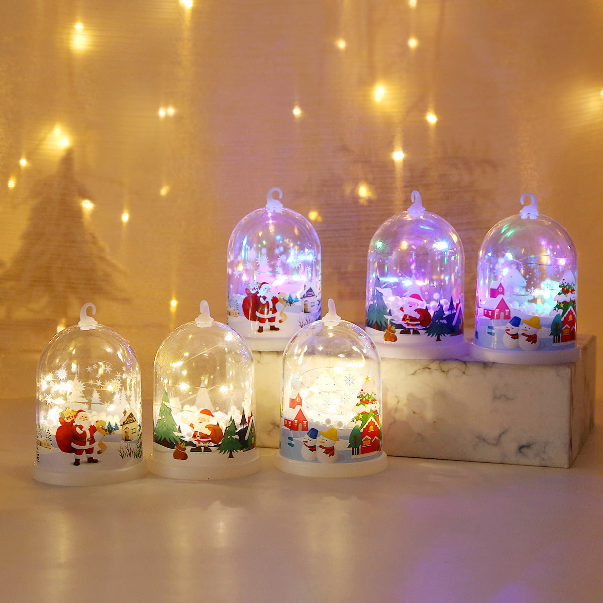 LED Weihnachtsbeleuchtung Glaskuppel