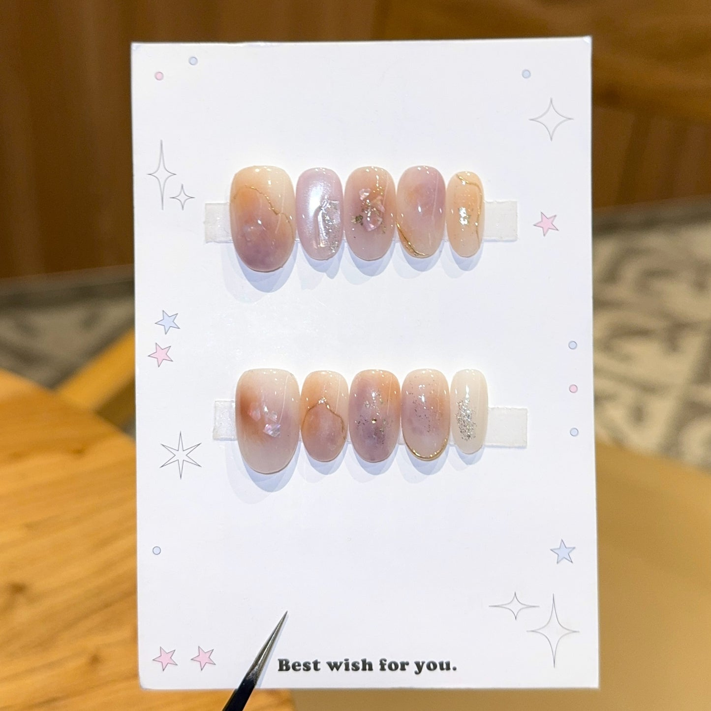 Künstliche Nagelspitzen mit Elegantem Design Brehn